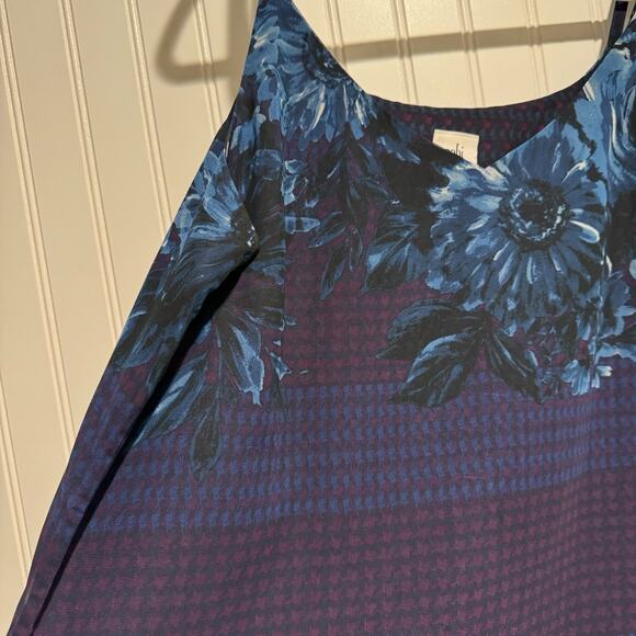 Cabi Floral Artist Cami Double Straps Size Large - Picture 3 of 6